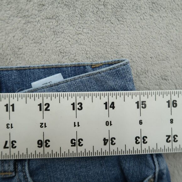 Lucky Brand Mom Jeans Women's 4/27 Ankle High-Rise Drew 26" Inseam Distressed - Picture 3 of 16